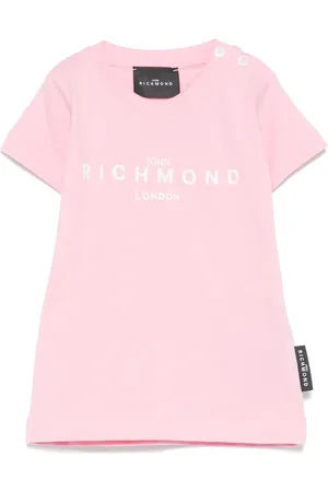 John Richmond T-shirt med logotryk