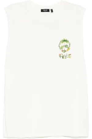 FIVE CM T-shirt-vest med logotryk