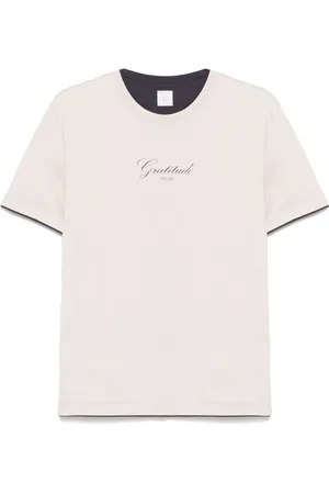 ELEVENTY T-shirt med teksttryk