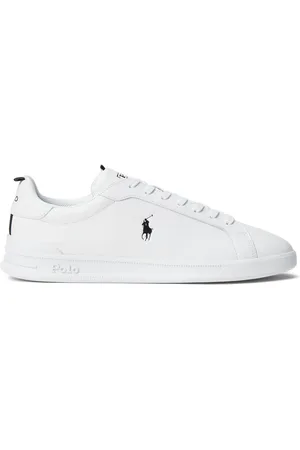 Ralph Lauren Sneakers i læder med logotryk