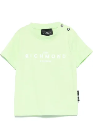 John Richmond T-shirt med logotryk