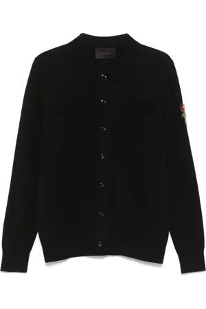 Simone Rocha Cardigan med krystalblomster
