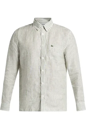 Lacoste Hørskjorte med striber