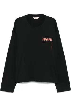 Marni T-shirt med logomærke