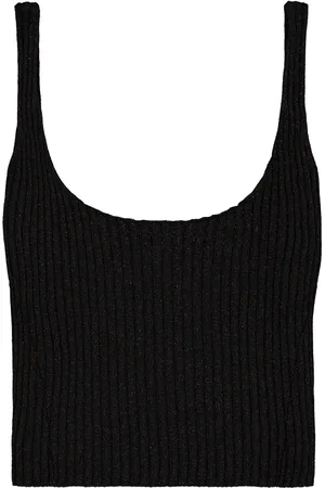 LANEUS Tanktop i lurex
