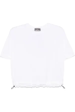 HERNO T-shirt med løbesnor