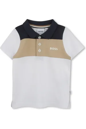 HUGO BOSS Polo med broderet logo