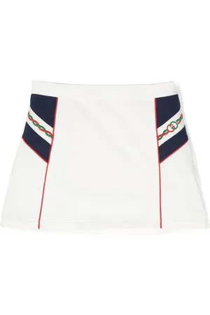 Gucci Nederdel i jersey med torchon-broderi