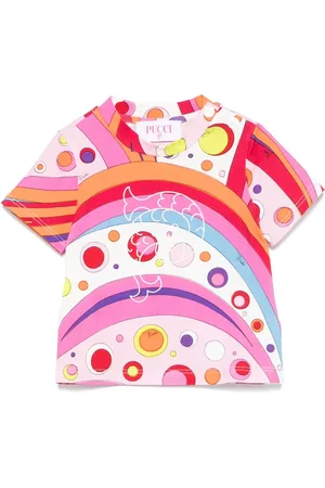 PUCCI Junior T-shirt med Iride-tryk