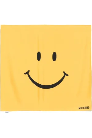 Moschino Tørklæde med smiley-ansigt