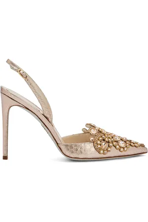 RENE CAOVILLA 105 mm pumps med krystal