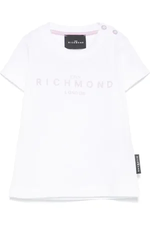 John Richmond T-shirt med logotryk