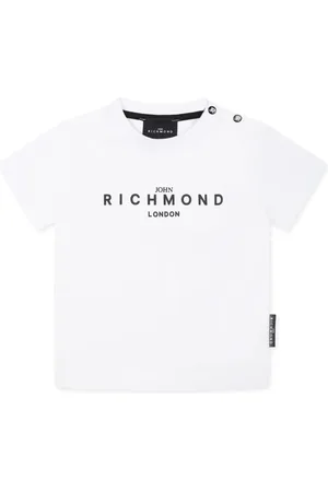 John Richmond T-shirt med logotryk