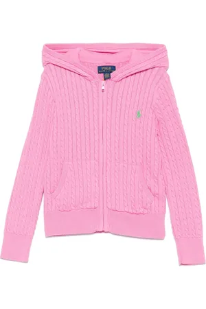 Ralph Lauren Mini cardigan i kabelstrik
