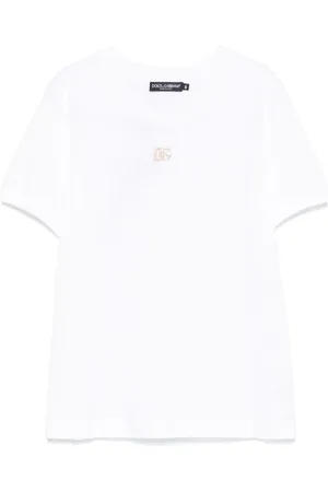 Dolce & Gabbana T-shirt med logoudsmykning