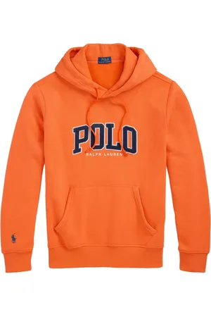 Ralph Lauren Hættetrøje med logo og flock-tekstur