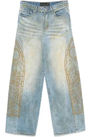 Who Decides War Jeans i olie