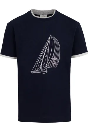 ELEVENTY T-shirt med broderi