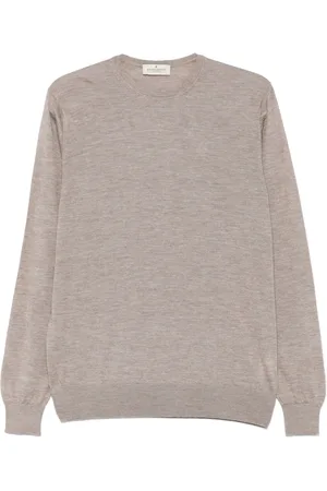 BRUNO MANETTI Finstrikket sweater