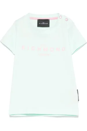 John Richmond T-shirt med logotryk