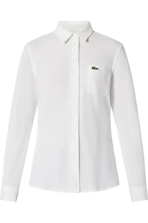 Lacoste Skjorte i piqué-bomuld