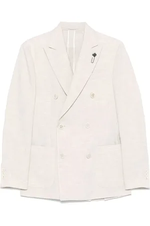 LARDINI Dobbeltradet blazer