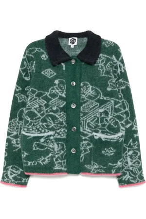 YANYAN KNITS Jacquard-cardigan