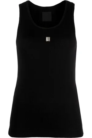 Givenchy ærmeløs top med logoplade