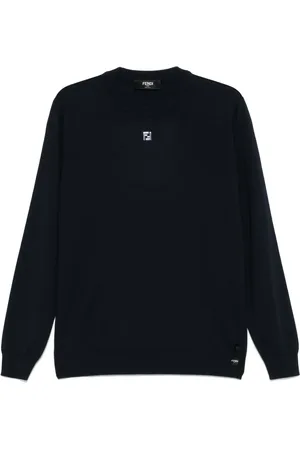 Fendi Sweater med FF-logoplade