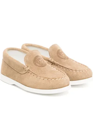 VERSACE Medusa loafers i ruskind
