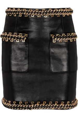 Balmain Kort nederdel med kædedetalje