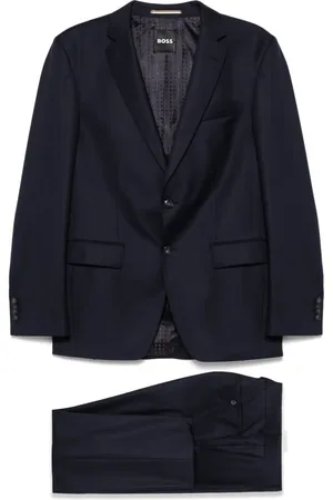 HUGO BOSS Houndstooth-mønstret jakkesæt