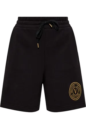 VERSACE Shorts med broderet logo