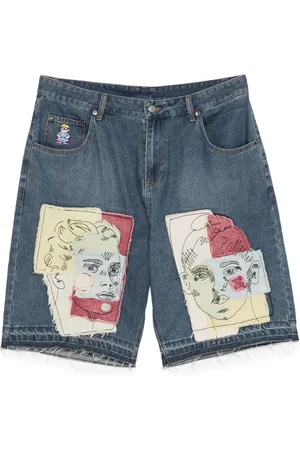 KIDSUPER STUDIOS Shorts med mærkedetalje