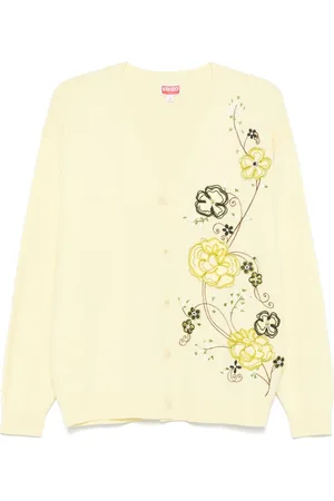Kenzo Peonies cardigan med udsmykning