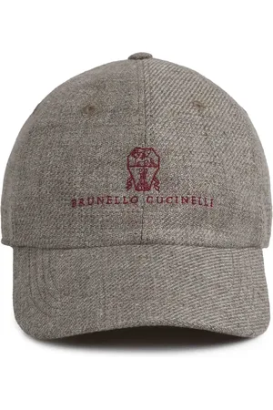 Brunello Cucinelli Kasket med broderet logo
