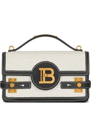 Balmain B-Buzz skuldertaske i bast