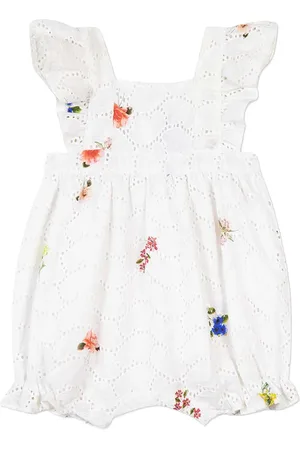 Tartine Et Chocolat Babydragt med blomstret broderi