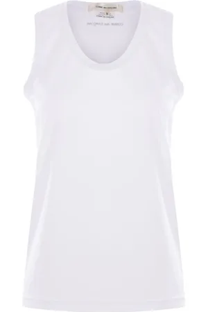 Comme des Garçons ærmeløs T-shirt med logo