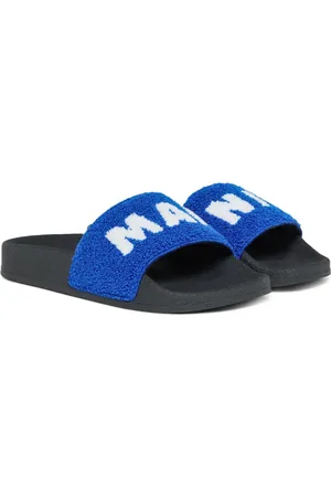 Marni 30 mm sandaler i jacquard med logo