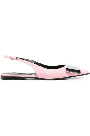 Sergio Rossi Miroir læderpumps med slingback