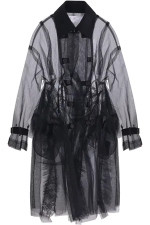 Comme des Garçons Gennemsigtig frakke