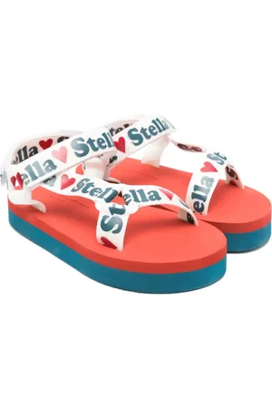 Stella McCartney Sandaler med logoprægede stropper