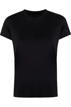 Givenchy Præget T-shirt i jersey