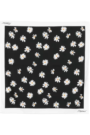 Moschino Tørklæde med marguerit-tryk