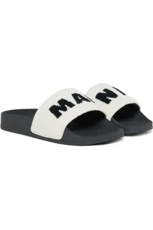 Marni 30 mm sandaler i jacquard med logo