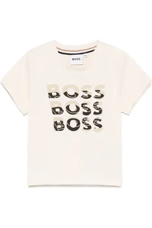 HUGO BOSS T-shirt med hævet logo