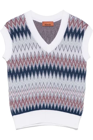 Missoni Zigzagvævet vest