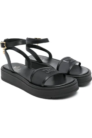 Elisabetta Franchi Sandaler med krystallogo