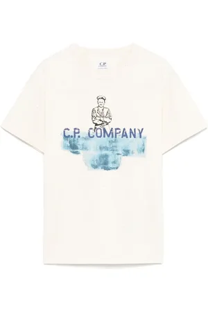 C.P. Company T-shirt med logotryk